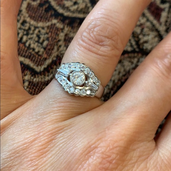 0.50ct Round Engagement Ring sizes 5 6 7 8 9